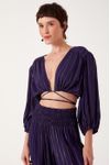 Blusa Transpassada Lurex