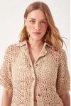 Camisa Crochê Botões
