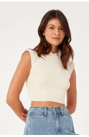 Blusa Tricot Canelada