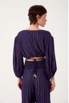 Blusa Transpassada Lurex