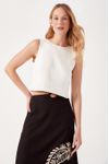 Blusa Tricot Decote Canoa