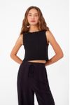 Blusa Tricot Decote Canoa