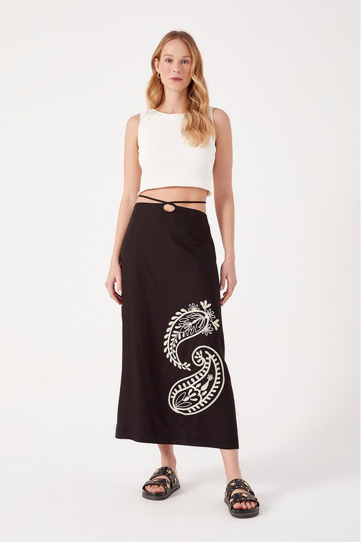 Blusa Tricot Decote Canoa