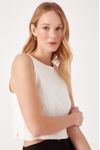 Blusa Tricot Decote Canoa