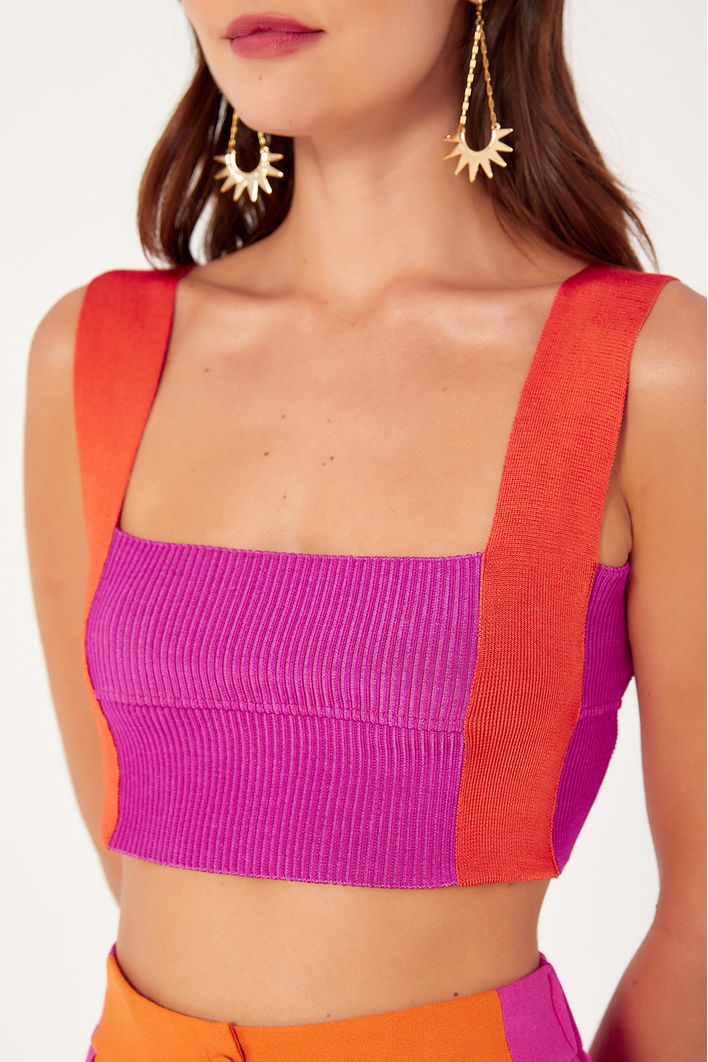 Top Tricot Bicolor