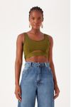 Blusa Tricot Regata Fenda