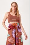 Blusa Tricot Regata Fenda