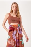 Blusa Tricot Regata Fenda