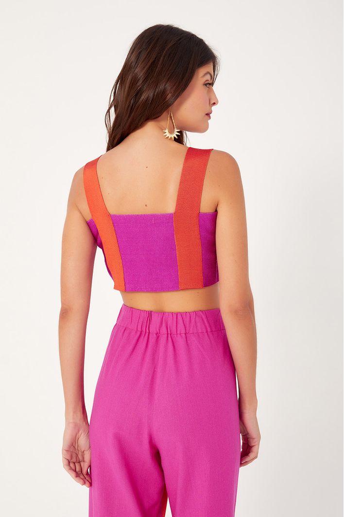 Top Tricot Bicolor