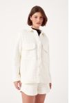 Maxi Camisa Matelassê Bolinhas