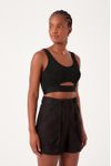 Blusa Tricot Regata Fenda