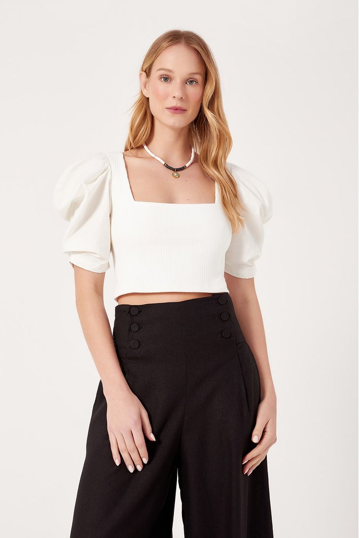 Blusa Manga Pregas