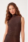 Blusa Gola Roulê Lurex