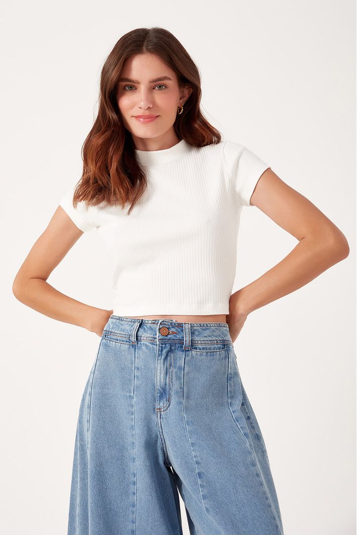 Blusa Básica Canelada