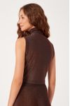Blusa Gola Roulê Lurex