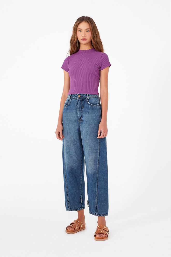Blusa Básica Canelada