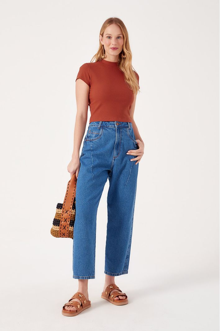 Blusa Básica Canelada