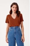 Blusa Básica Decote V