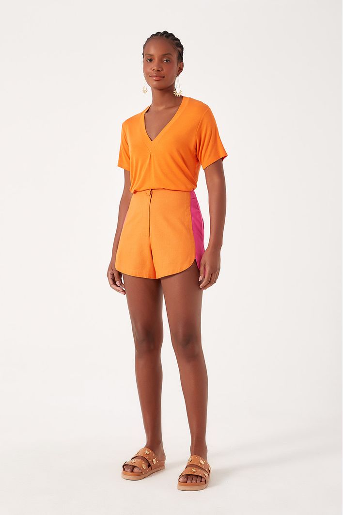 Blusa Básica Decote V