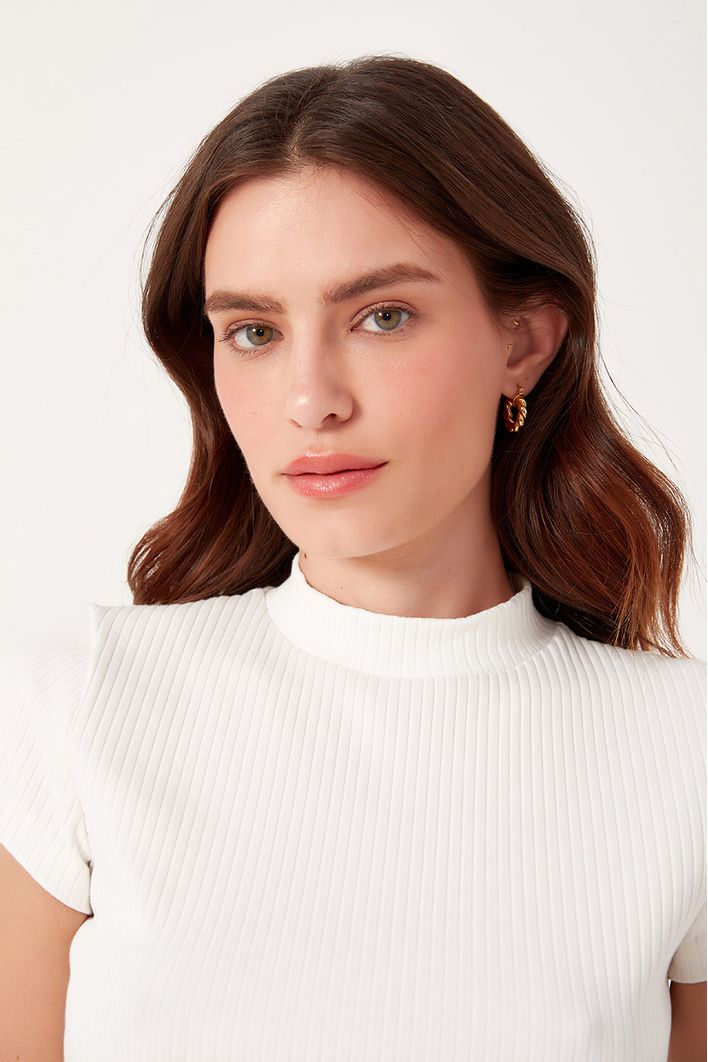 Blusa Básica Canelada