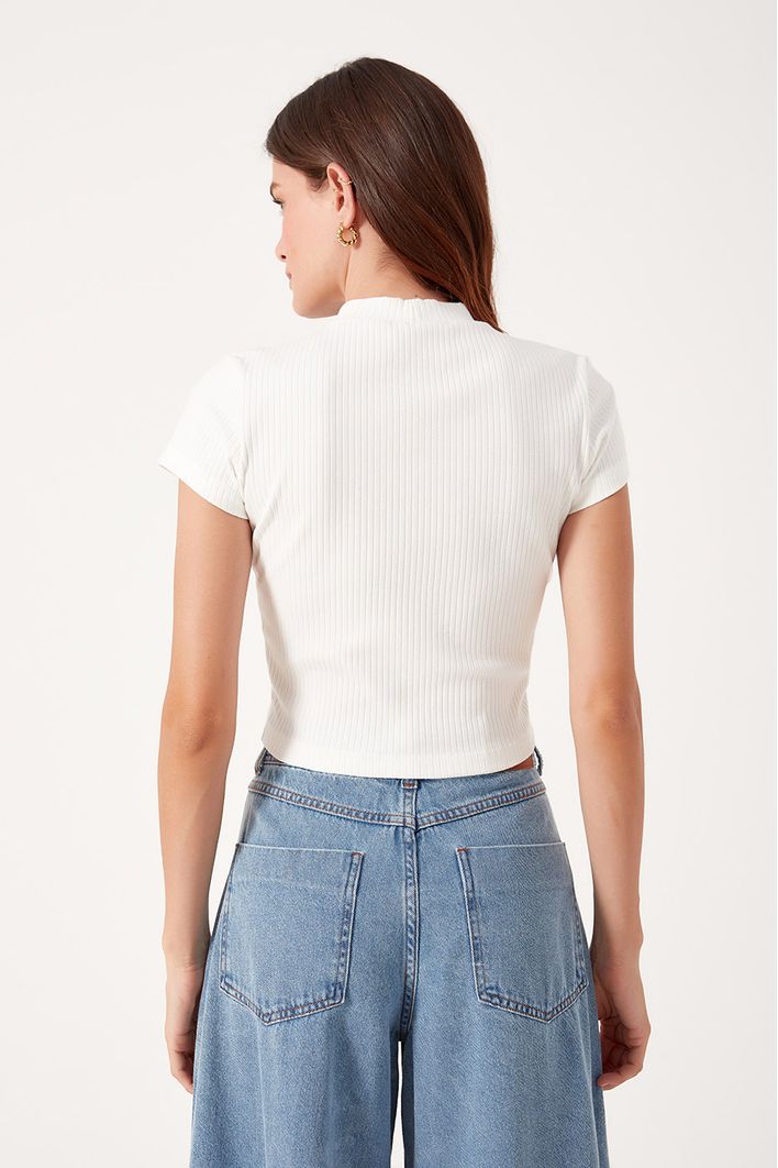 Blusa Básica Canelada
