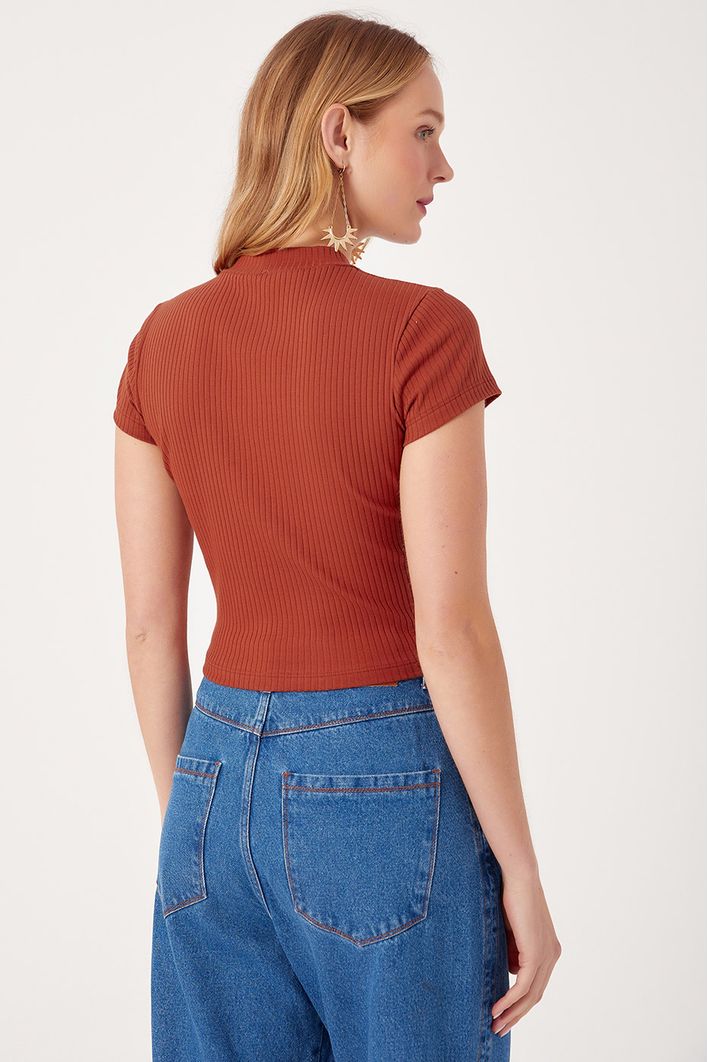 Blusa Básica Canelada