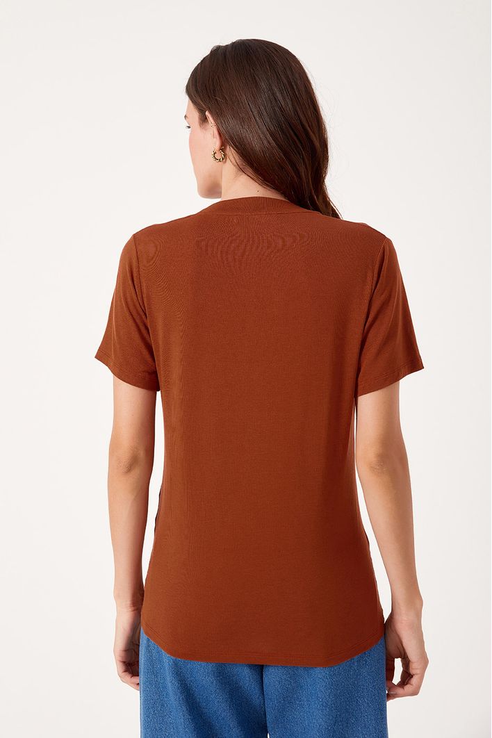 Blusa Básica Decote V