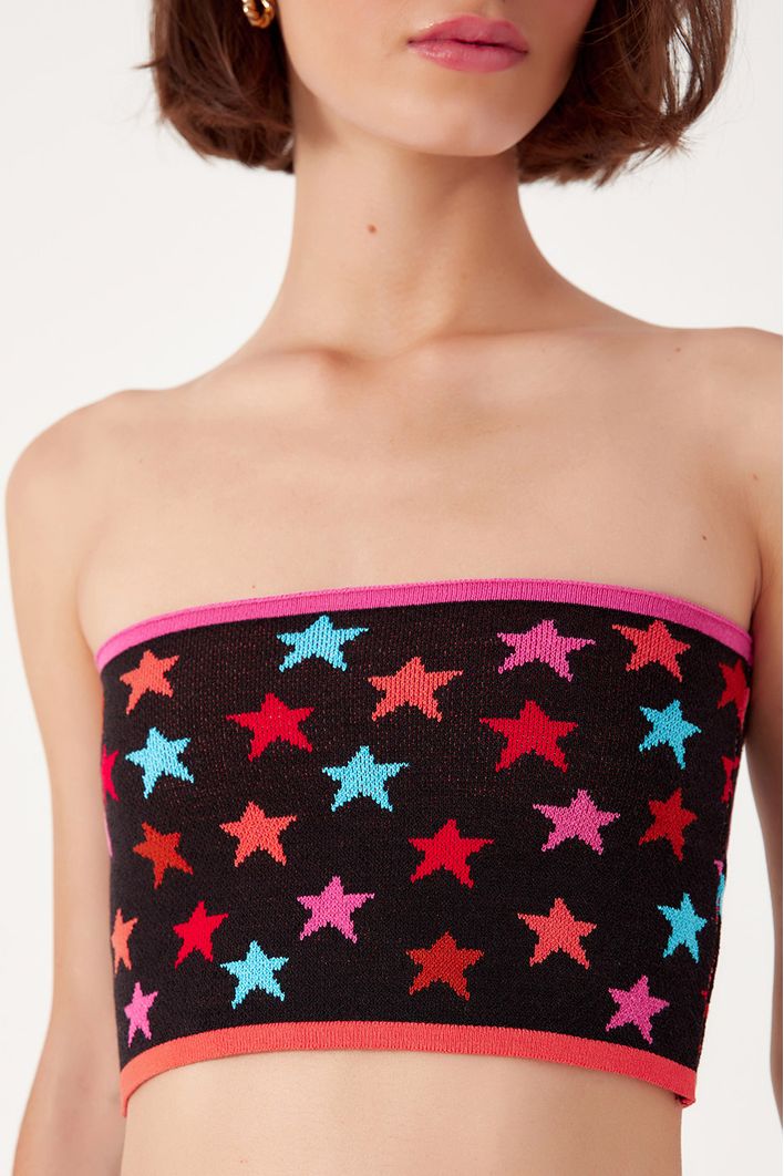 Top Tricot Jacquard Happy