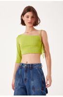 Blusa Cava Franzida Canelada