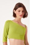Blusa Cava Franzida Canelada