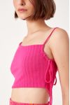Blusa Cava Franzida Canelada