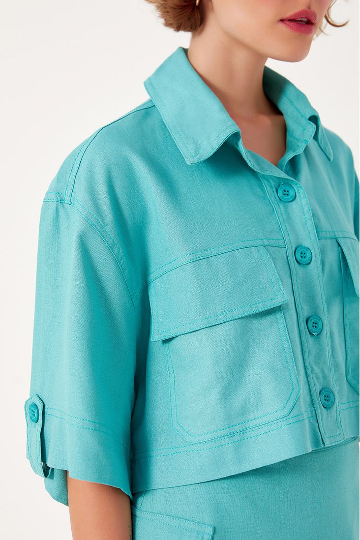 Camisa Ampla Linho