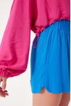 Camisa Cropped Franzido Cintura