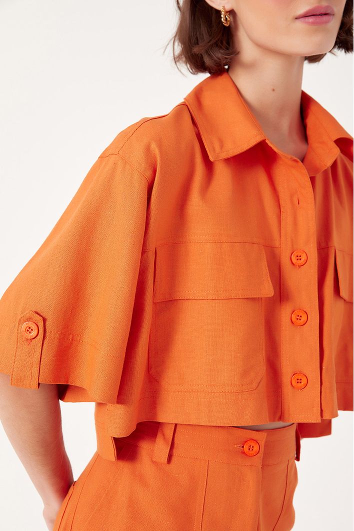 Camisa Ampla Linho
