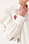 Camisa Manga Ampla Bordados