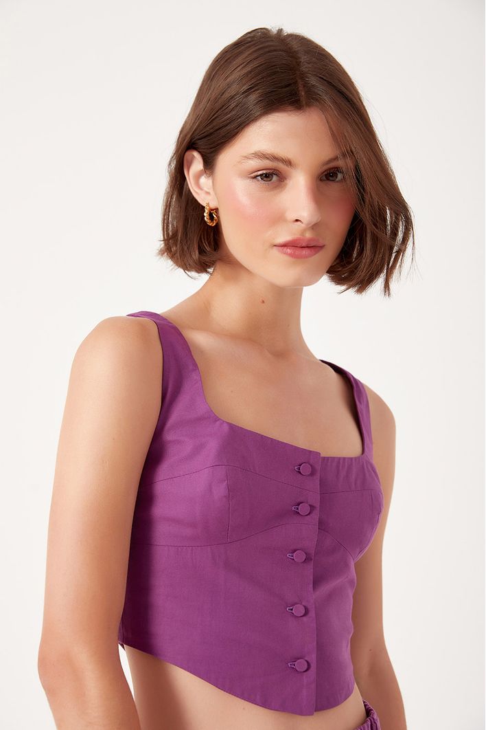 Cropped Corselet Alfaiataria