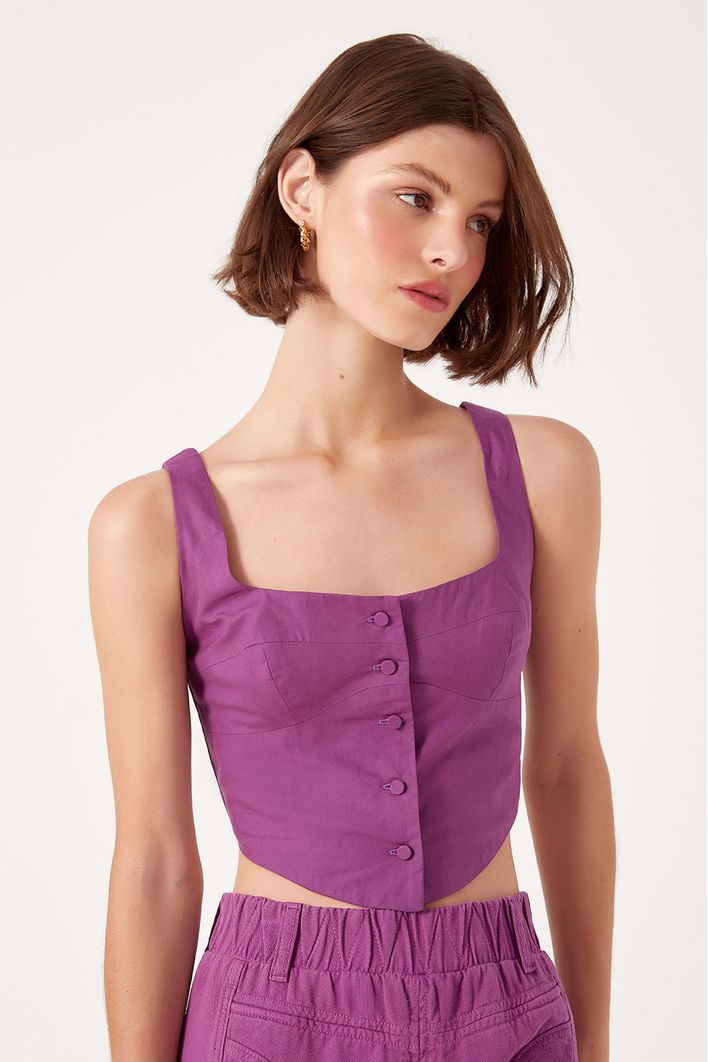 Cropped Corselet Alfaiataria