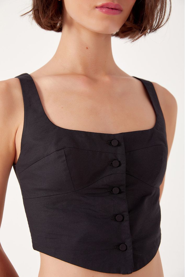Cropped Corselet Alfaiataria