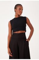 Blusa Tricot Frente Unica
