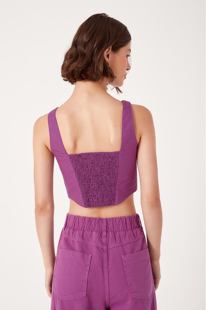 Cropped Corselet Alfaiataria