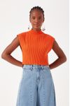 Blusa Tricot Gola Alta