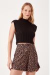 Blusa Tricot Gola Alta