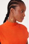 Blusa Tricot Gola Alta