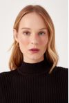 Blusa Tricot Gola Alta