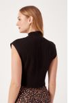 Blusa Tricot Gola Alta