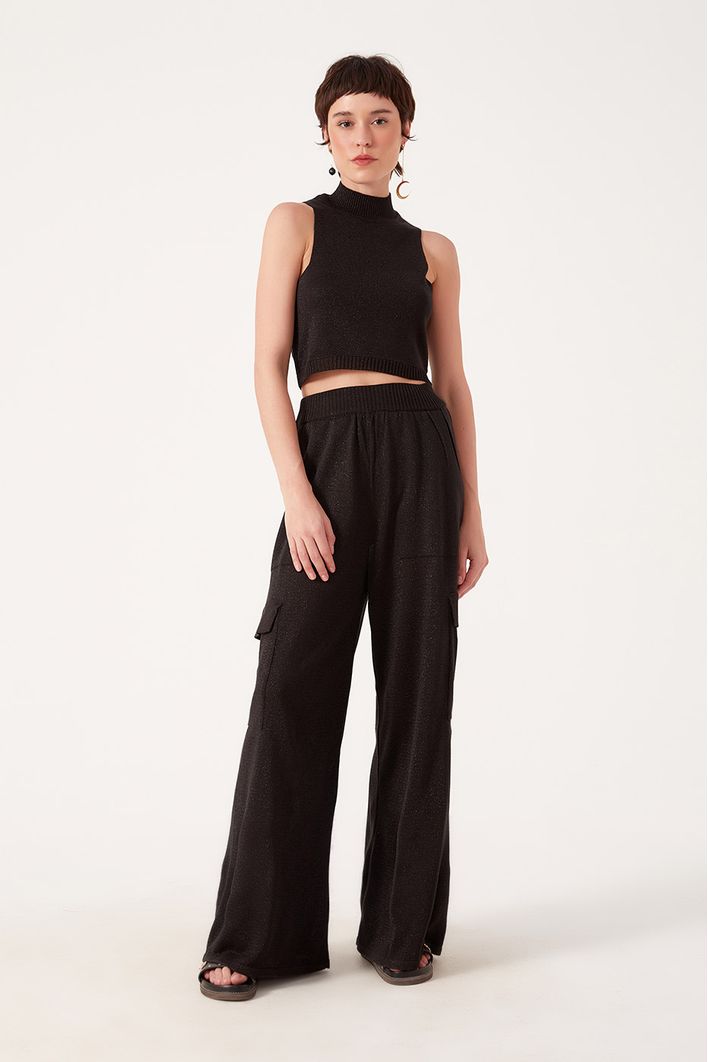 Blusa Tricot Lurex