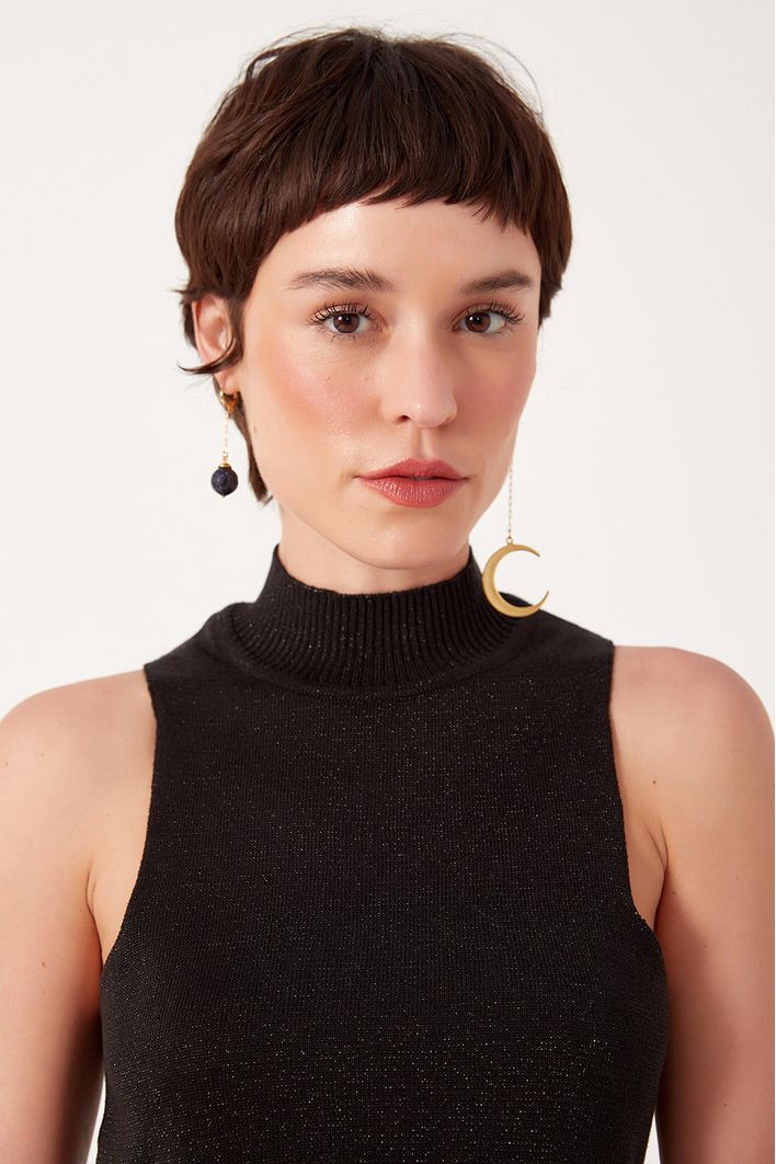 Blusa Tricot Lurex