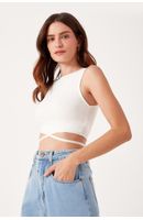 Cropped Canelada Com Amarração