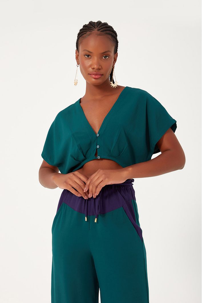 Blusa Pregas Busto