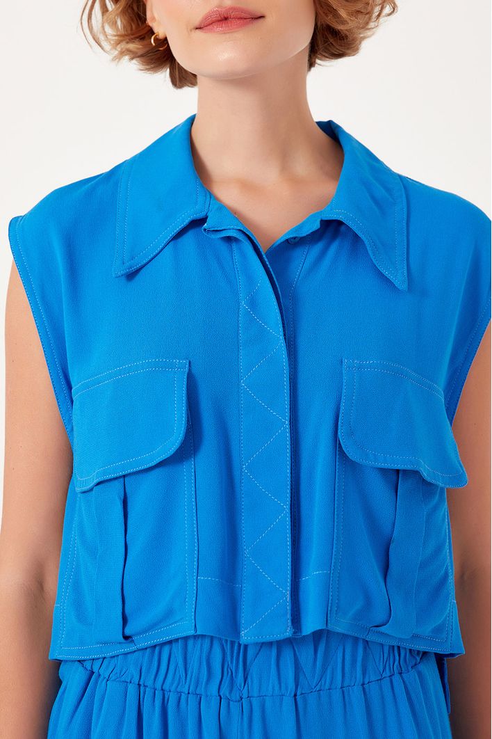 Camisa Utilitária Crepe